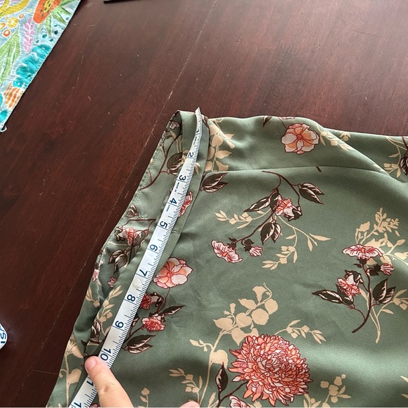 Rue plus green floral flows top blouse sz 3X - Picture 2 of 9